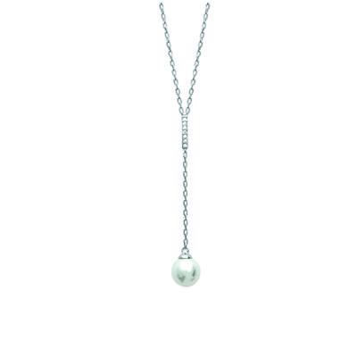 [L4606] - Silberkette 'Sissi' Silbern (rhodiniert) - 50x8 mm