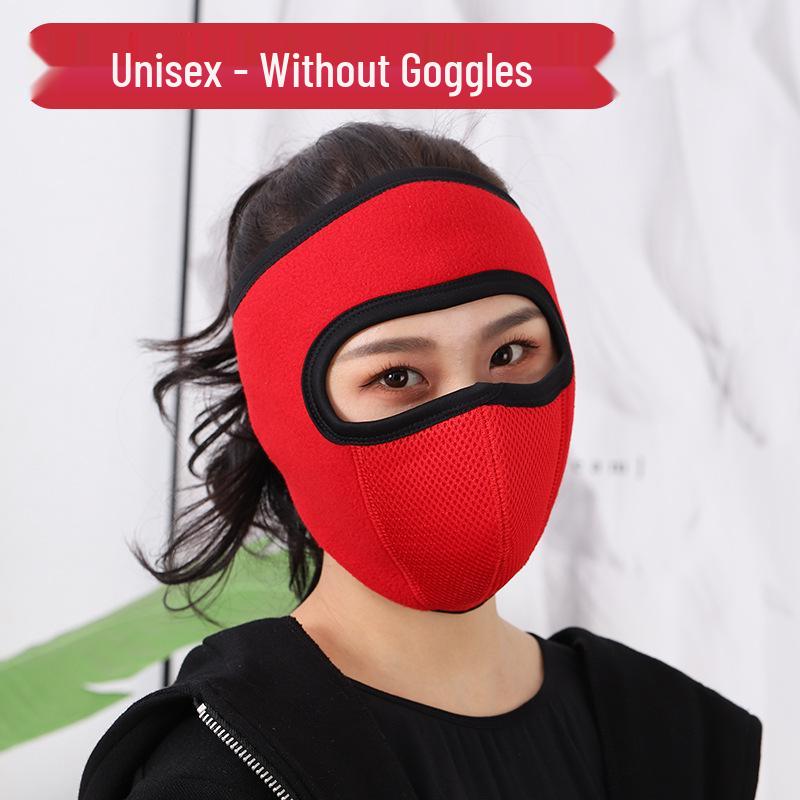 

Зимняя ветрозащитная маска для лица для велоспорта с очками - Дышащий флис для мужчин и женщин Factory Wholesale