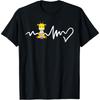 Giraffe trinkt Boba Herzschlag Giraffenliebhaber T-Shirt