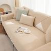 Weave Cotton Soft Linen Sofa Towel Solid Color Couch Cushion Comfortable Non Slip Sofa Towel Versatile Living Room Settee Cloth