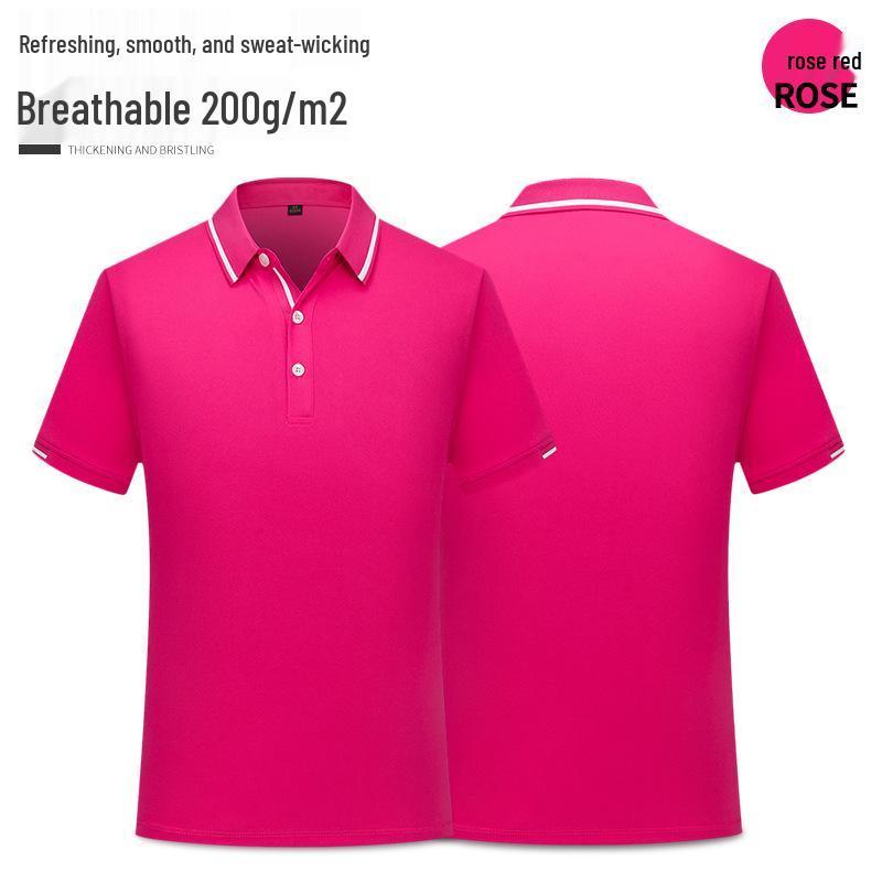 Custom Quick-Dry Polo with Turn-Down Collar for Corporate Events and Logo Branding