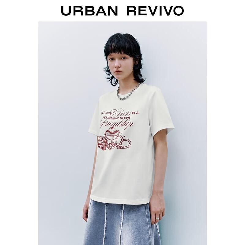 UR Women s Color-block Print Cotton Short Sleeve T-Shirt XS