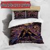 3pcs Duvet Cover Set (1*Duvet Cover + 2*Pillowcase, Without Core), Custom Name Batman Pattern Bedding Set, Home Bedroom Decor Gift