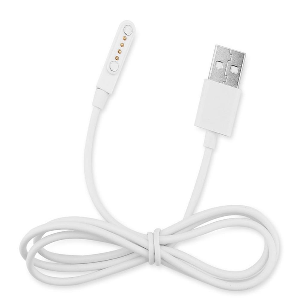 Charging Cable 4 Pin Magnetic Charger Cable Cord For Smart Watch GT88 GT68 KW08 KW18 KW88 KW98 Power Charger Cable
