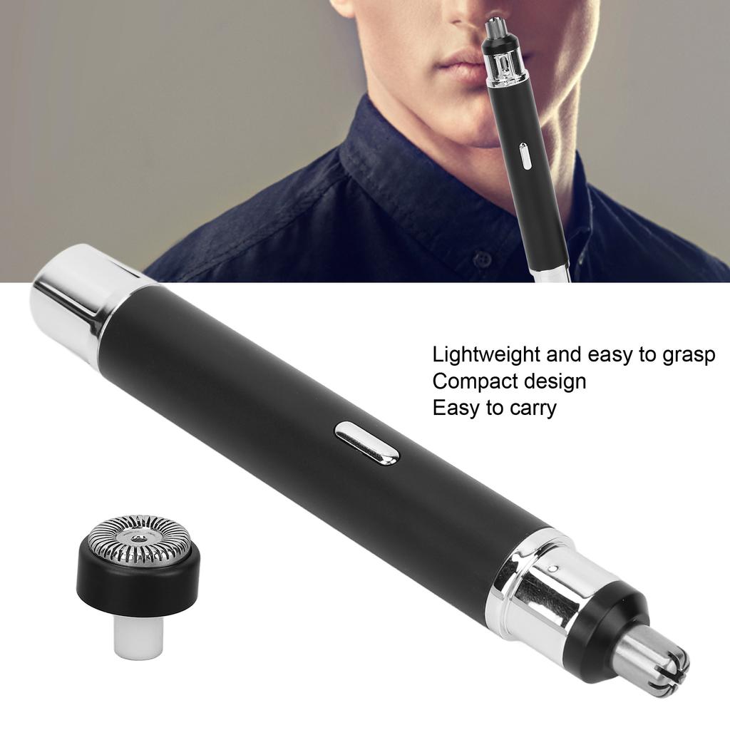 Nose Hair Trimmer USB   2 in 1 Portable Low Noise High Speed Ear Hair Trimming Machine