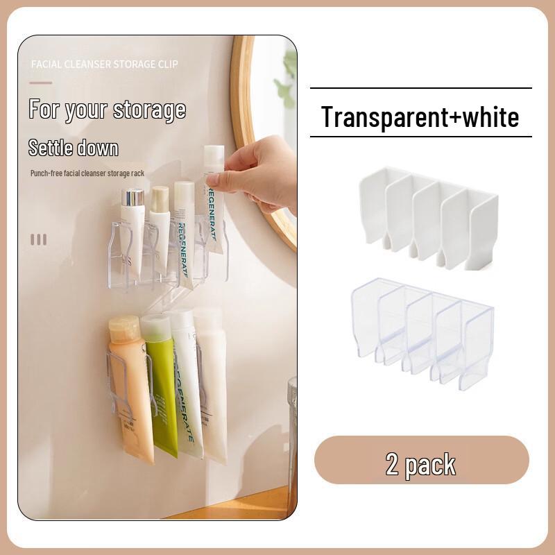 LISM Desktop & Wall-Mounted Bathroom Organizer Rack