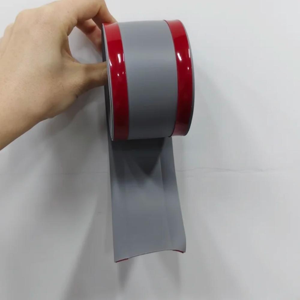1roll 118.11X2.17in Self-Adhesive Flexible Cable Duct Wall Invisible Cable Organizer Floor Covering Decoration Wall Sticker