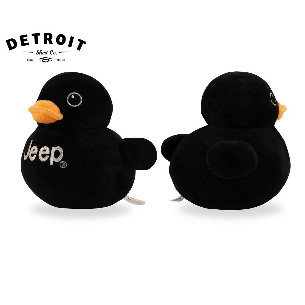 Jeep Text Logo Plush Duck in Black Perfect for the Enthusiast Been Ducked - You've (Black)