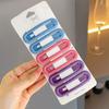 6pcs Morandi Color Series BB Clip Practical Versatile Hairpin Clip for Girls Short Hair Versatile Edge Clip for Hair Accessories