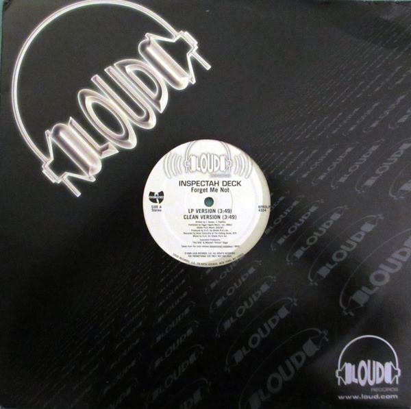 

12inch Record INSPECTAH DECK - Forget Me Not RPROLP4334 Loud Records 1999 US Rap & Hip-Hop/R&B Used
