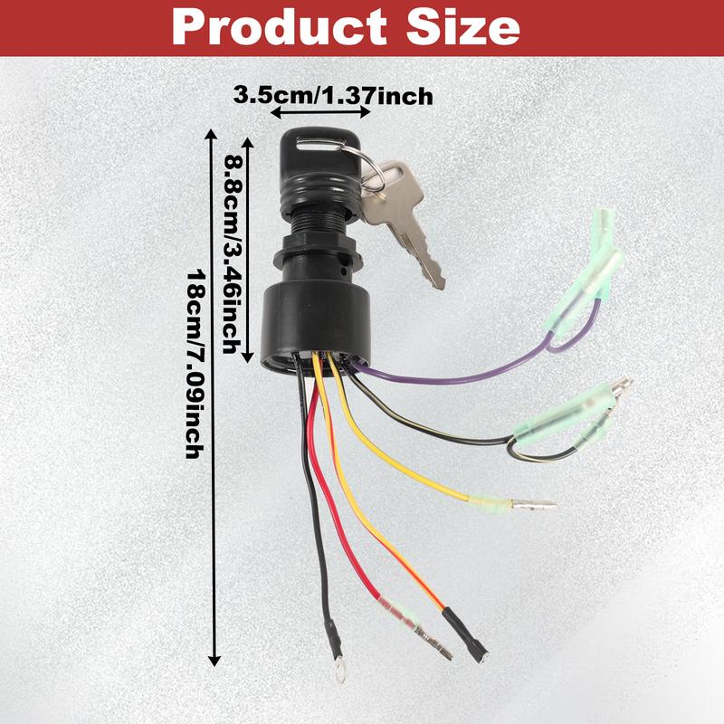 For Mercury Mariner Outboard Ignition Switch Lock Set For Control Box 40 45 50 60 90 115 150 225HP Replaces Sierra 87-17009A5
