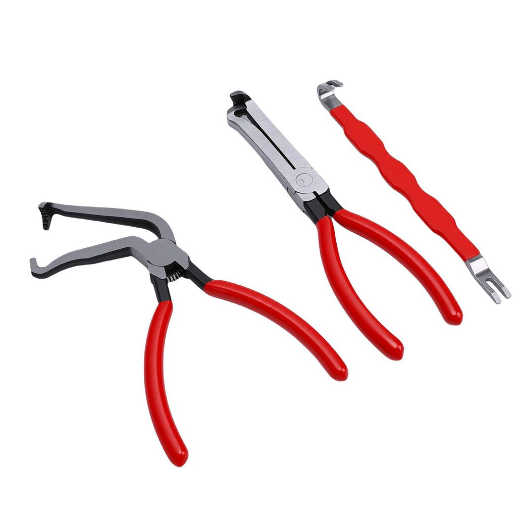 3PCS Electrical Disconnect Pliers Carbon Steel Automotive Electrical Terminal Connector Separator Removal Tool with