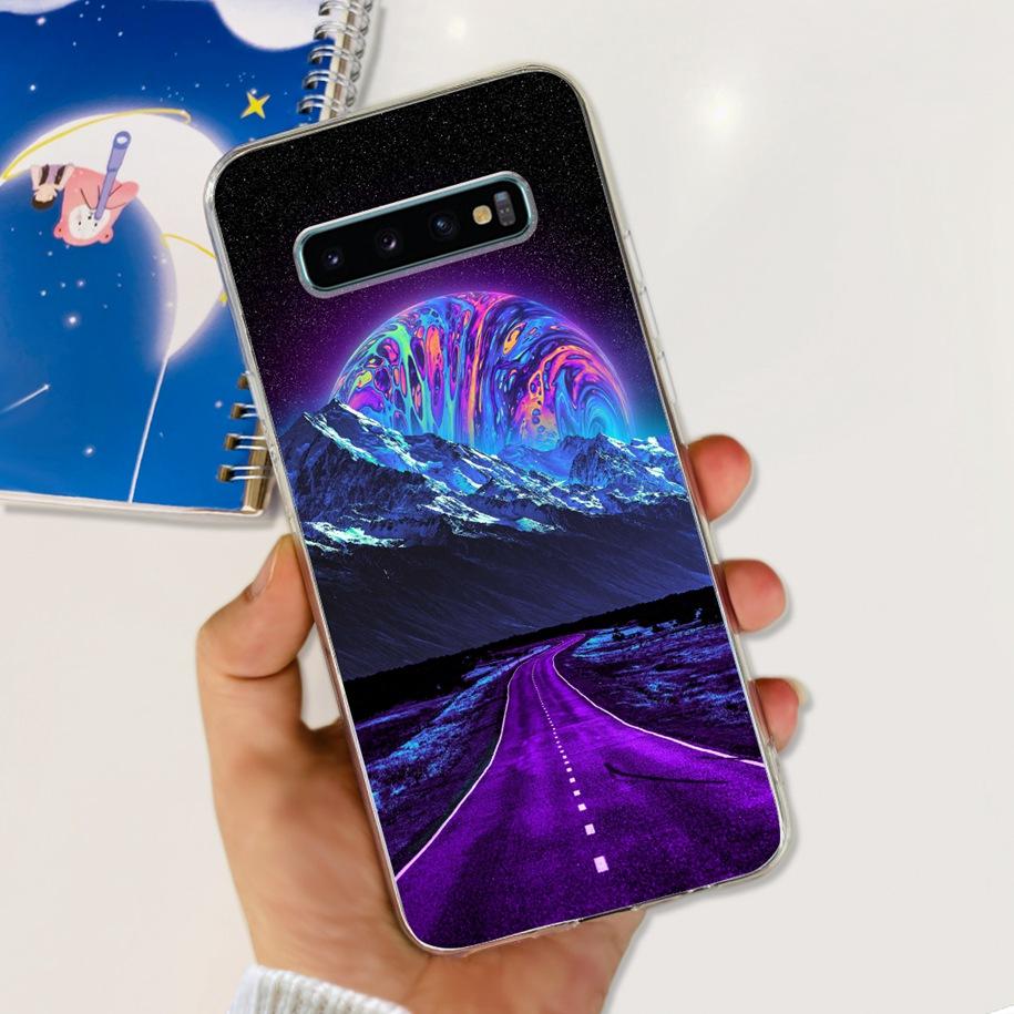 For Samsung Galaxy S10 Lite Plus Case Lovely Astronaut Soft Silicone Phone Cover For Samsung S10 Plus S10e Funda S10+ S 10 Coque