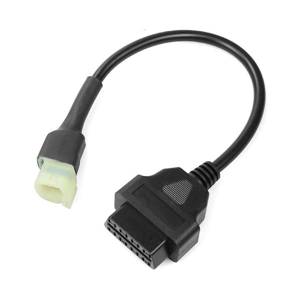 4PIN Male OBD2 Connector Cable Extension Cable Male To Female OBD2 Cable For Honda Motorcycles