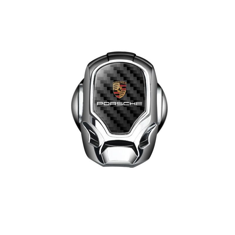 Neues Auto Styling EIN-KLICK Startknöpfe Schutzabdeckung Dekoration Für Porsche GTS Cayenne Cayman Panamera Macan 911 718 928 90 black