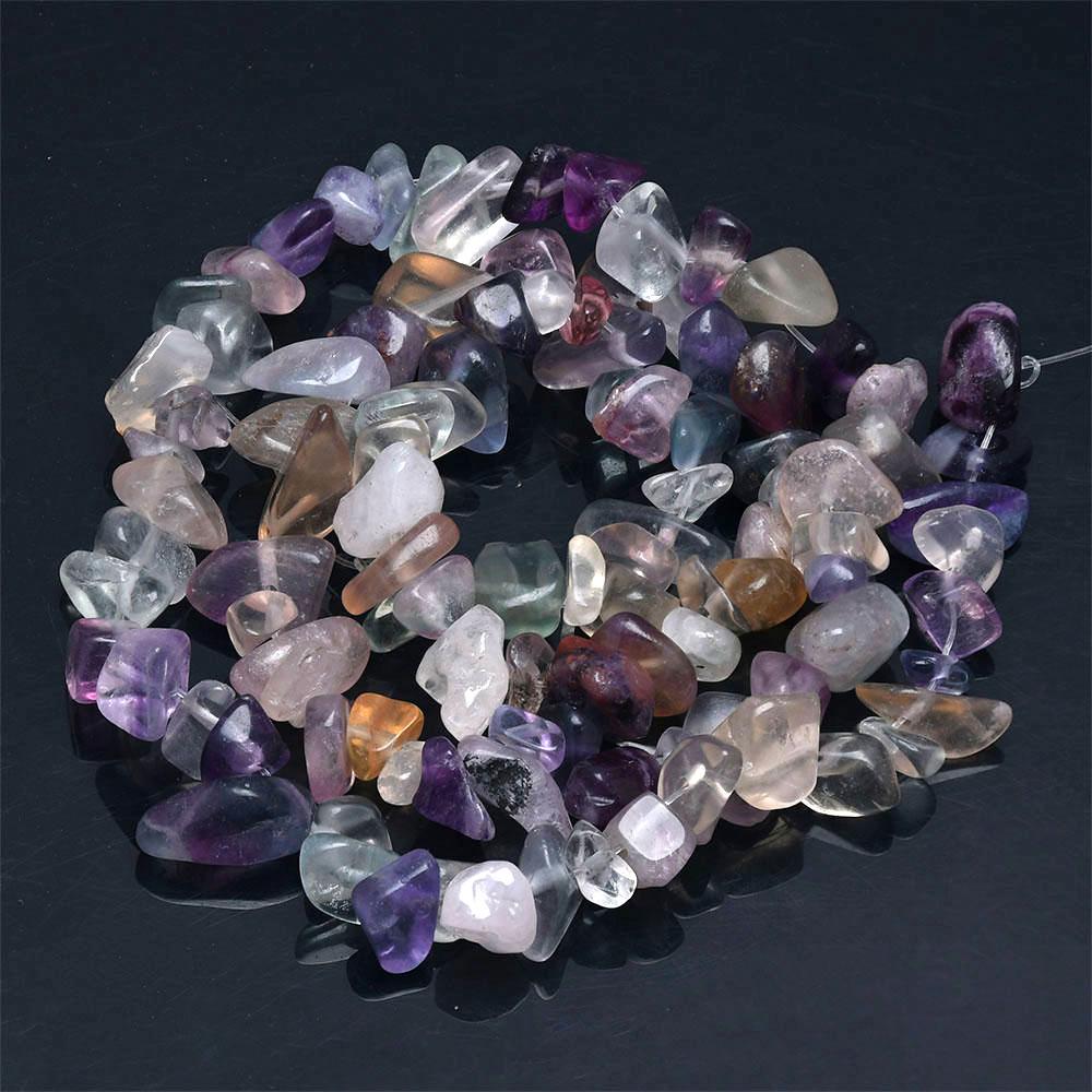 16 inch Natural Stone Beads Chips Beads 5-8mm Irregular Crystal Agate Gravel Beads Diy Bracelet For Jewelly HK058