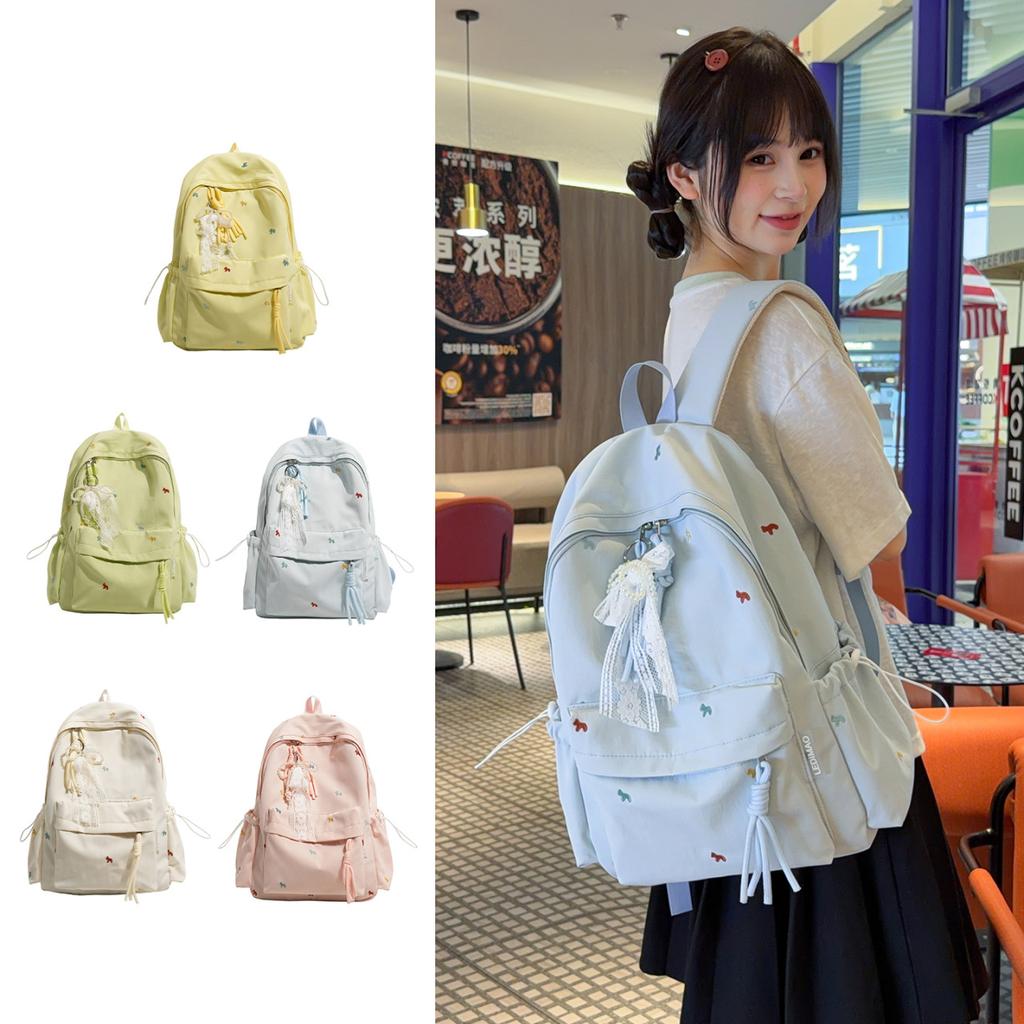 Schoolbag New High-value Small Fresh Cute Soft Girl Travel Backpack Japanese Ins Fashionable Sweet Primary School Backpack