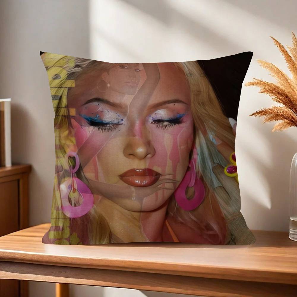 Singer Zara Larsson Midnight Sun Pillow Gift Home Office Decoration Pillow Bedroom Sofa Car Cushion CoverPillow Case