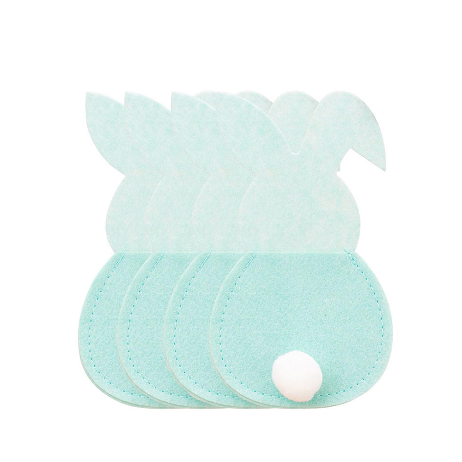 

Набор из 4 мешочков для столовых приборов в виде кролика Чехол для хранения вилок Мешочки для столовых приборов в виде кролика Чехол для хранения вилок Кухонное хранение Чехол для столовых приборов синий