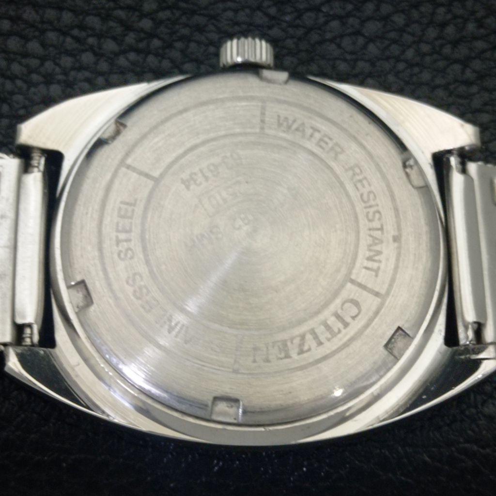 VINTAGE CITIZEN NEW MASTER HANDAUFZUG JAPAN HERRENUHR a703943-1 R213g-a703943