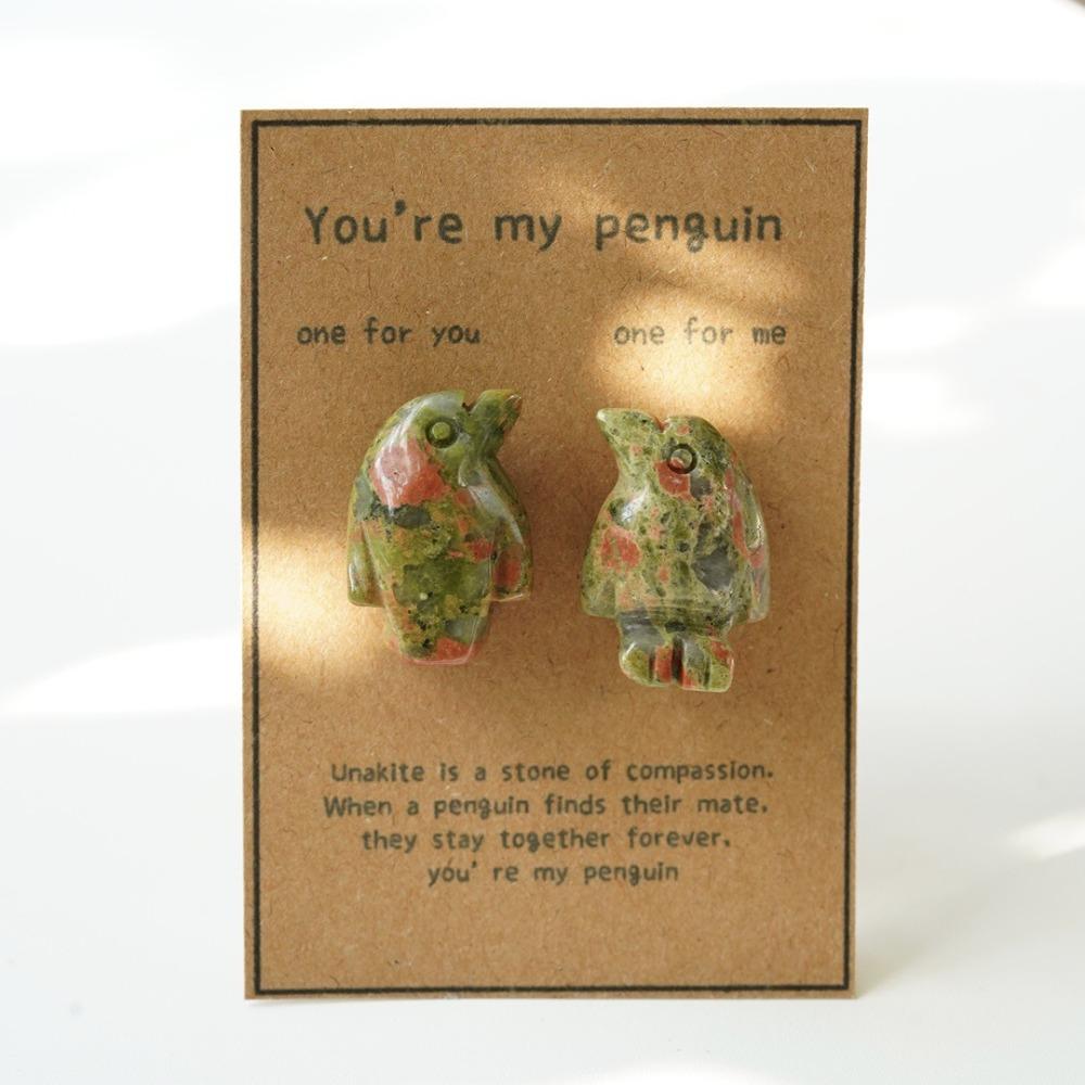 1 Paar Romantischer Stil Pinguin Geschenk Andenken Qualität Pinguinform Jubiläumsgeschenk Passendes Paar Andenken Für Ihn & Sie