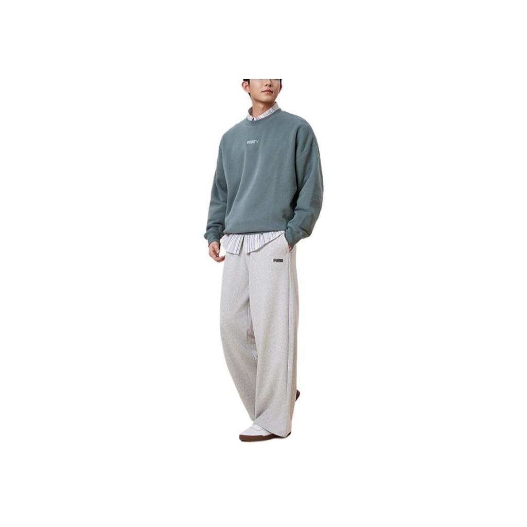 Puma Pantalons Larges en Maille Rétro Amples Décontractés pour Femmes 692897-04