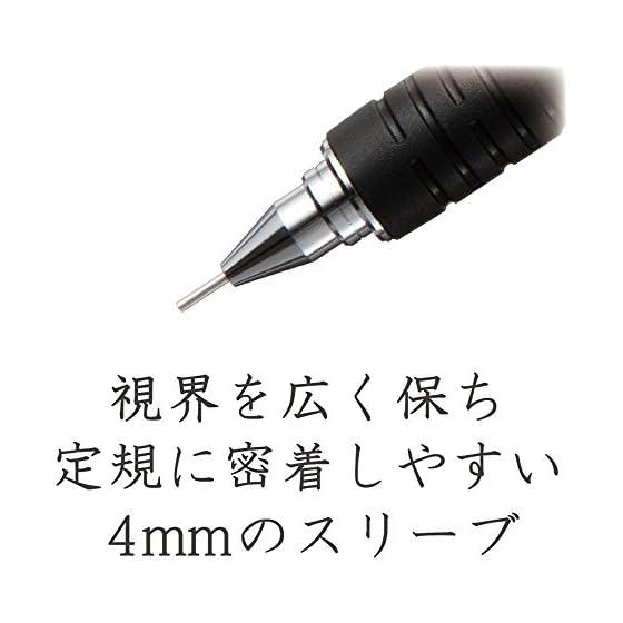 STAEDTLER Mechanical Pencil 0.9mm Drafting Pencil Black 925 15-09 Entry Model Matte Black Lightweight Slim Body 4mm Long Tip Long Sleeve Soft Grip