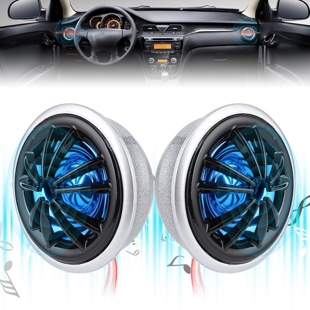130W 12V Tweeter Kit Stereo Music High Sensitivity Loudspeaker for Auto Car Audio System
