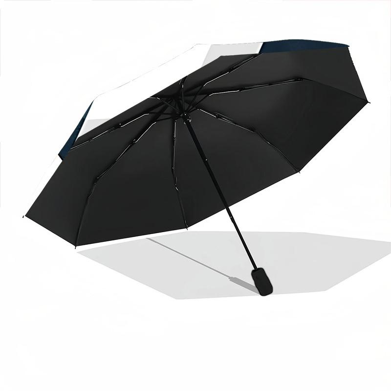 1pc Geometric Pattern Umbrella - Portable Home Essential, Durable Iron Frame with Rod Structure, Fashion Lovers yy250910024
