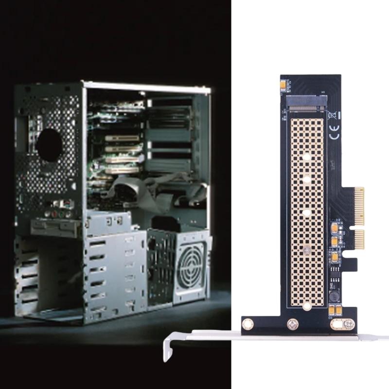 Easy Installation M.2 NVMe To PCIe4.0 Expansion Card with Aluminum Heatsink for Enhanceds Cooling