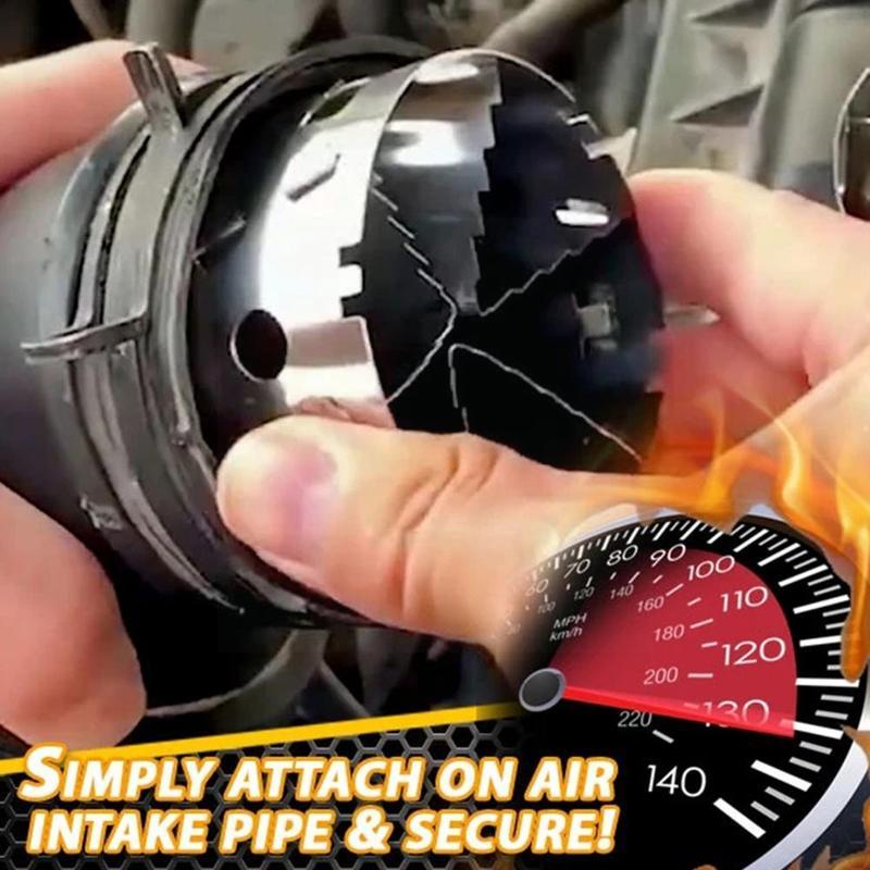 TopSpeed Car Turbocharger Car Turbocharger Adapter Modified Saver Saver Air Accelerator Gas Fuel Fan Turbine C9Z2