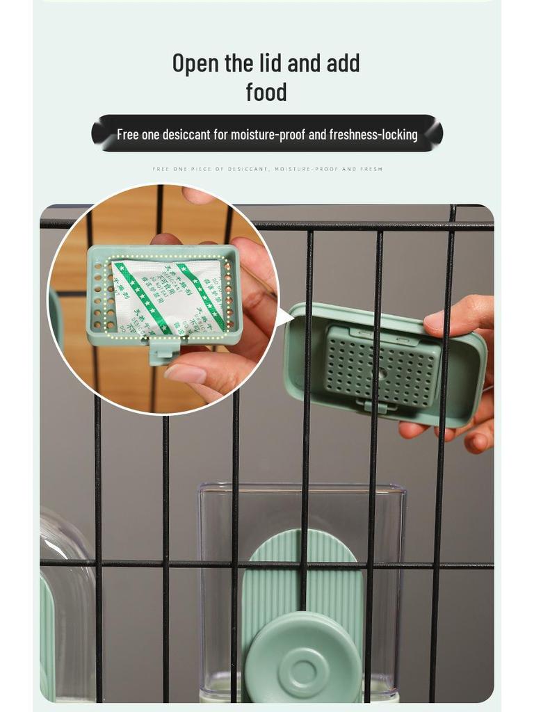 Automatic Hanging Water Dispenser & Feeder for Cats and Small Pets