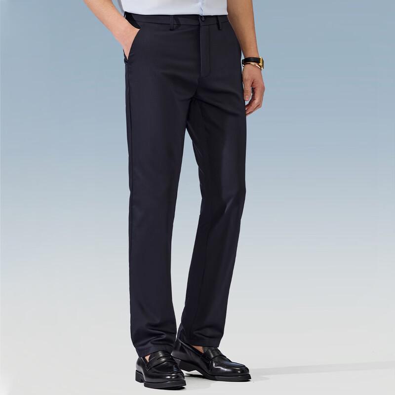 Judger Herren Seidenmischung Elastische Business Casual Hose