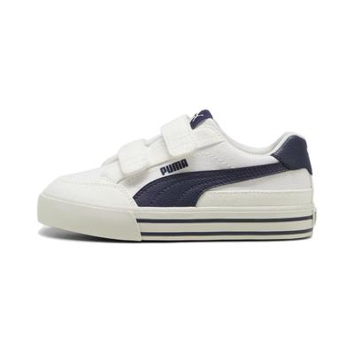 Court Classic Vulc Formstrip Comfortable Low Top Kids Skate Shoes Kids Sneaker Off-White Black 396560-04