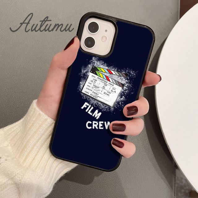 

Чехол для телефона с хлопушкой для iPhone 11 12 13 14 Pro Max mini X XR XS SE 2020 5 6S 7 8 Plus Samsung Galaxy S21 S22 Cover shell Samsung S22ultra
