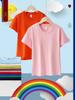 Kinder Baumwoll Rundhals Kurzarm T-Shirt für Grundschul-Klassenuniformen