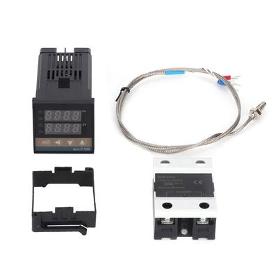 0400 Grad Celsius Digital LED PID Temperaturregler Thermostat Kit AC110V240V