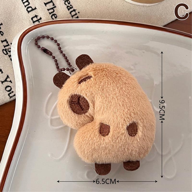 

Плюшева лялька Капібара Мультфільм Брелок Сумка Підвіска М яка М яка Лялька Рюкзак Автомобіль Сумка Брелок Декор Дитячий Подарунок as the picture