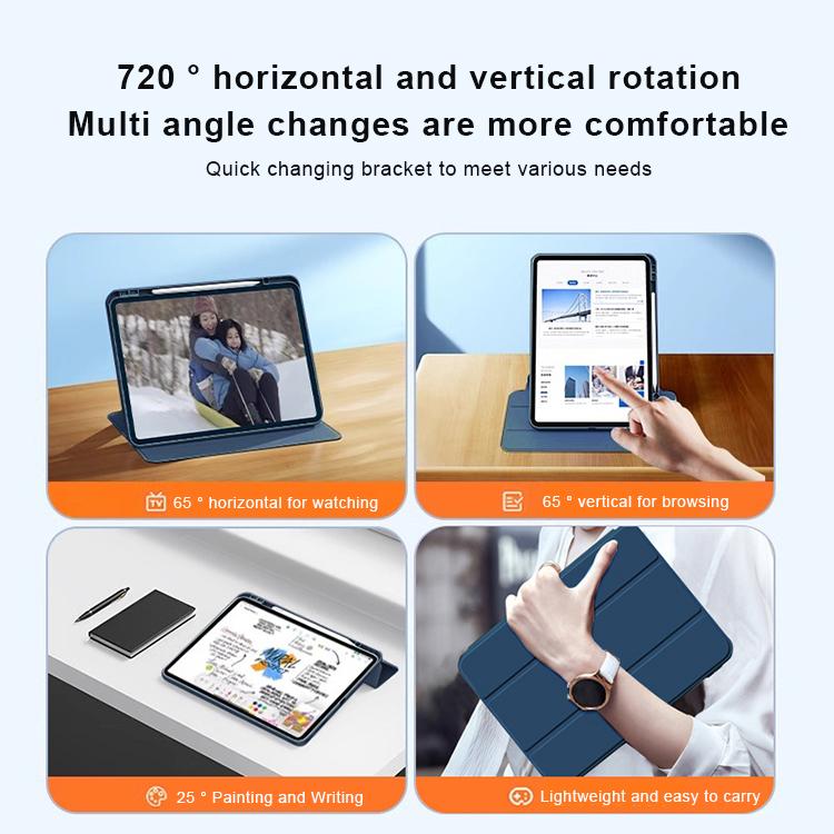 For iPad Air 13 Inch M2 2024 M3 2025 Rotating Case for iPad Air 6 13 Inch for iPad Pro 12.9 Inch 2022 6th Gen 2021 2020 2018