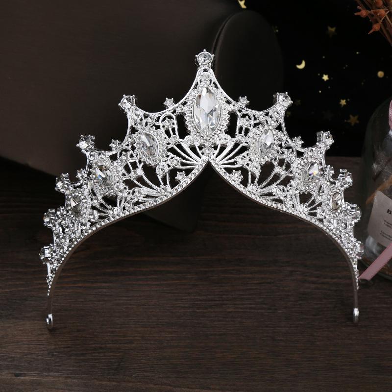 Свадебная корона ручной работы с конским глазом — фото 3