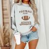 Women's Casual Fashion Round Neck Long Sleeve Halloween Printed Sweatshirt
