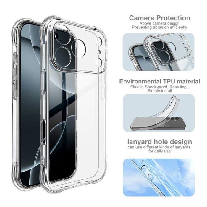 Coque de protection - BOOLING - iPhone 17 Pro Max - Silicone Antichoc - Transparent - Slim