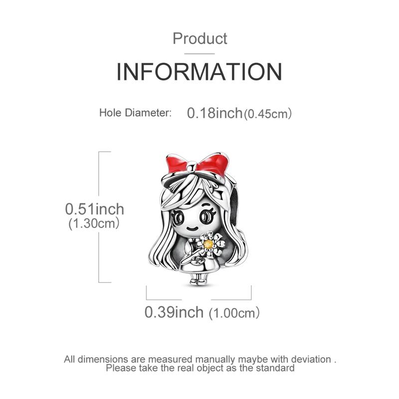 925 Silver Lovers Pendant Charms for Boys Girls Fit 4MM Hole Bracelet Necklace DIY Female Jewelry