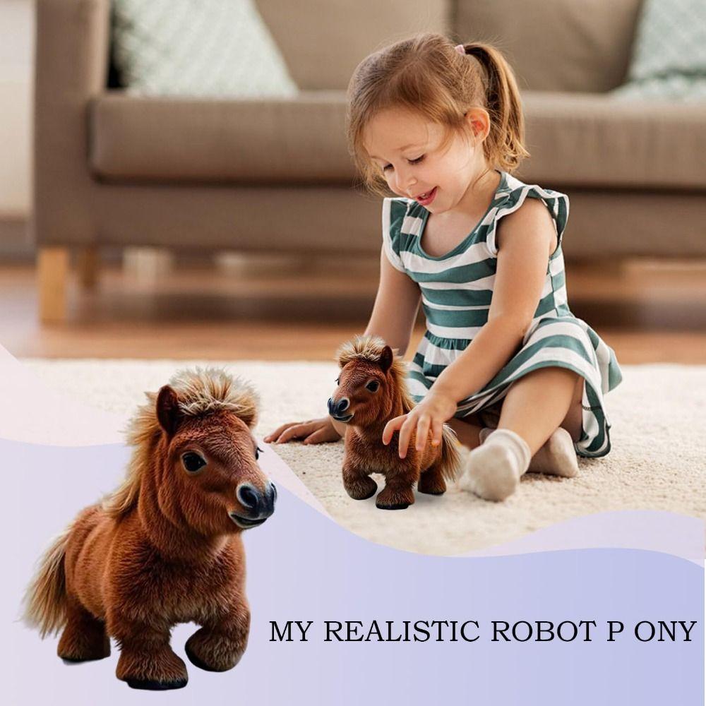 Walking Robot Horse Toy Interactive Smart Horse Fashion Walking Toy  Chilren