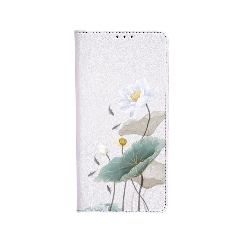 Itel City 100 Flip Phone Leather Case with Creative Floral Design