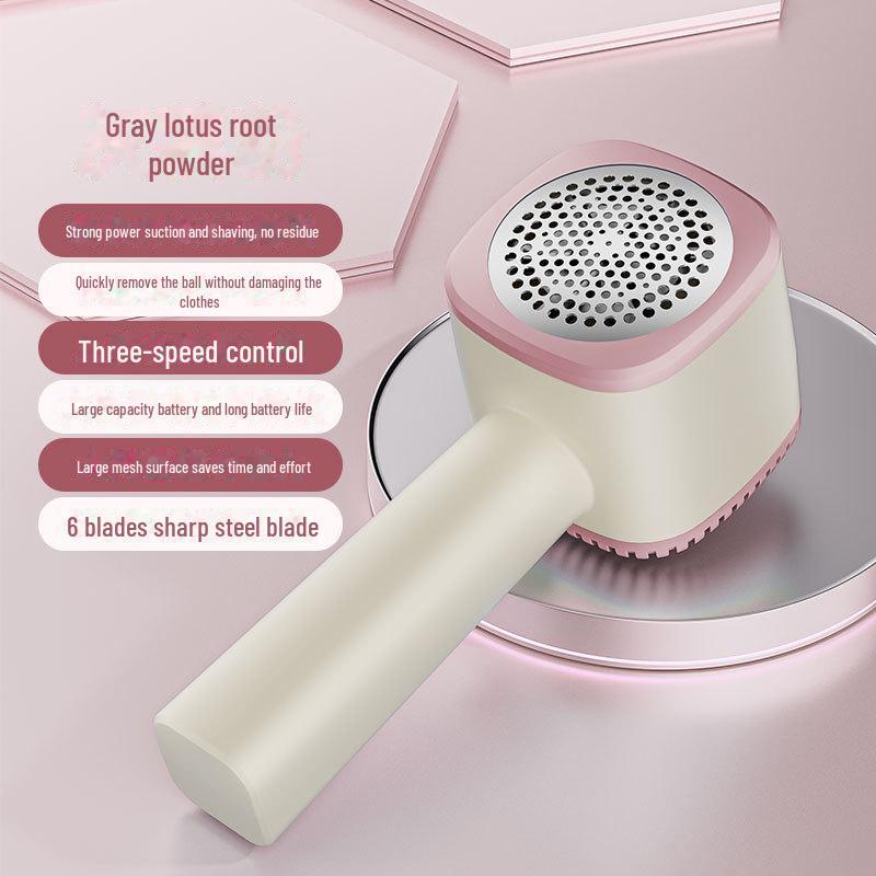 

Бритва для свитера с 6 лезвиями и зарядкой через USB Gray lotus root powder