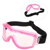 Children Safety Goggles AntiSpittle Kid Antifog Transparent Outdoor Protective Glasses(rose )