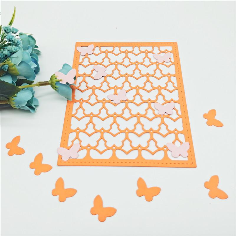 Butterflies Frame Metal Dies for DIY Scrapbooking Cutting Templates for Cardmaking, Paper Art Craft Supplies