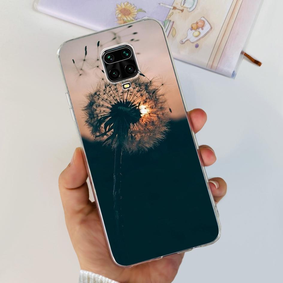 For Xiaomi Redmi Note 9 Pro Case Note 9 Cover New Fashion Dandelion Soft Silicone Back Cover For Redmi Note9s 9ProMax Clear Capa