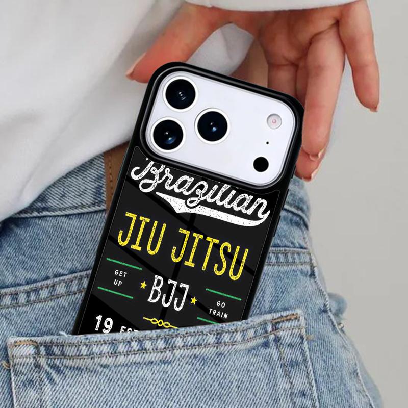 BJJ Brazilian Jiu Jitsu Phone Case for iPhone 16e 15 14 13 12 17 Pro Max Plus Air 17pro Cover Coque
